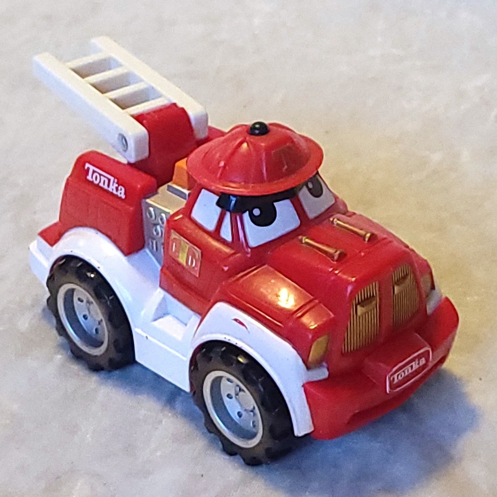 Vtg Tonka Lil' Chuck My Talkin' Truck & Friends Fire Sounds 1999 Hasbro Works!